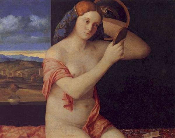 Giovanni Bellini Young Woman at her Toilet Germany oil painting art